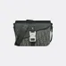 D-ior Saddle Messenger Bag – Anthracite Gray Oblique Jacquard &amp; Grained Calfskin with Signature Aluminum Buckle #A59163