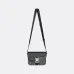D-ior Saddle Messenger Bag – Anthracite Gray Oblique Jacquard &amp; Grained Calfskin with Signature Aluminum Buckle #A59163