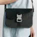 D-ior Saddle Messenger Bag – Anthracite Gray Oblique Jacquard &amp; Grained Calfskin with Signature Aluminum Buckle #A59163