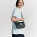 D-ior Saddle Messenger Bag – Anthracite Gray Oblique Jacquard &amp; Grained Calfskin with Signature Aluminum Buckle #A59163