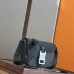 D-ior Small Saddle Messenger Bag – Anthracite Gray Oblique Canvas &amp; Grained Calfskin with Aluminum Buckle #A59162