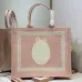 Dior Toile de Jouy Garden Embroidery Canvas Book Tote Bag #A65911