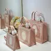 Dior Toile de Jouy Garden Embroidery Canvas Book Tote Bag #A65911