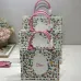 Dior Toile de Jouy Garden Embroidery Canvas Book Tote Bag #A65912