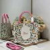 Dior Toile de Jouy Garden Embroidery Canvas Book Tote Bag #A65912
