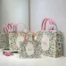 Dior Toile de Jouy Garden Embroidery Canvas Book Tote Bag #A65912