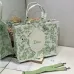 Dior Toile de Jouy Garden Embroidery Canvas Book Tote Bag #A65913