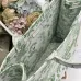 Dior Toile de Jouy Garden Embroidery Canvas Book Tote Bag #A65913