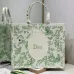 Dior Toile de Jouy Garden Embroidery Canvas Book Tote Bag #A65913