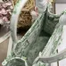 Dior Toile de Jouy Garden Embroidery Canvas Book Tote Bag #A65913