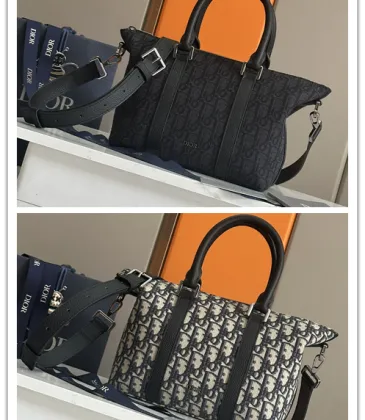 D-ior Black Oblique Pattern Tote Bag With Dual Carrying Options  size:31×18×12cm #A54105