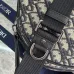 D-ior Round Bag With Iconic Oblique Pattern And Adjustable Strap For Fashion Lovers size:20×20×7cm #A54114