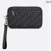 Chic D-ior Oblique Monogram Clutch With Wrist Strap For Stylish Everyday Accessorizing #A50100