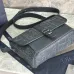 D-ior - Inspired Embossed Leather Crossbody Bag in Navy Blue size:28×18×9.5cm #A53899