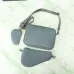 D-ior Embossed Pattern Crossbody Bags In Gray And Black For Sophisticated Accessorizing #A50073