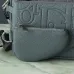 D-ior Embossed Pattern Crossbody Bags In Gray And Black For Sophisticated Accessorizing #A50073