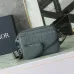 D-ior Embossed Pattern Crossbody Bags In Gray And Black For Sophisticated Accessorizing #A50073