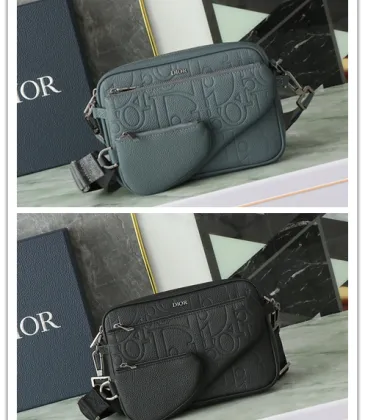 D-ior Embossed Pattern Crossbody Bags In Gray And Black For Sophisticated Accessorizing #A50073