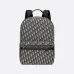 D-ior Oblique Pattern Backpack With Functional Pockets For Modern Luxury Travel And Daily Use #A50077