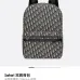 D-ior Oblique Pattern Backpack With Functional Pockets For Modern Luxury Travel And Daily Use #A50077