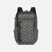 D-ior Oblique Pattern Backpack With Leather Accents For Urban Style size:32×46×7cm #A54065