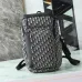 D-ior Oblique Pattern Backpack With Leather Accents For Urban Style size:32×46×7cm #A54065