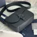 Black D-ior Messenger Bag With Embossed Patterns For Fashion Forward Looks size:23×18×6cm #A54116