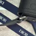 Black D-ior Messenger Bag With Embossed Patterns For Fashion Forward Looks size:23×18×6cm #A54116