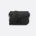 Black D-ior Messenger Bag With Embossed Patterns For Fashion Forward Looks size:23×18×6cm #A54116