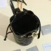 D-ior Bucket Bag in Black Quilted Leather With Gold Hardware for Sophisticated Style #A50087