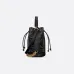 D-ior Bucket Bag in Black Quilted Leather With Gold Hardware for Sophisticated Style #A50087