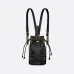 D-ior Bucket Bag in Black Quilted Leather With Gold Hardware for Sophisticated Style #A50087