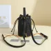 D-ior Bucket Bag in Black Quilted Leather With Gold Hardware for Sophisticated Style #A50087