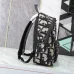 D-ior Oblique Pattern Backpack With Compact Design For Fashion - Forward Daily Use #A50075