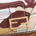 Fendi Baguette Artist Print Canvas Shoulder Bag 27x15x6cm #A64989