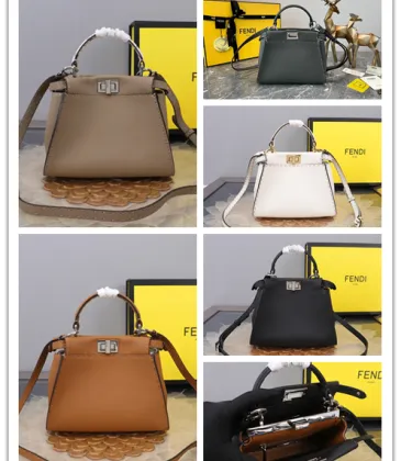 Fendi Handbag Peekaboo Mini Cuoio Romano leather Size:23*18*11cm #A49095 Fendi Handbag Peekaboo Mini Cuoio Romano leather Size:23*18*11cm #A49095