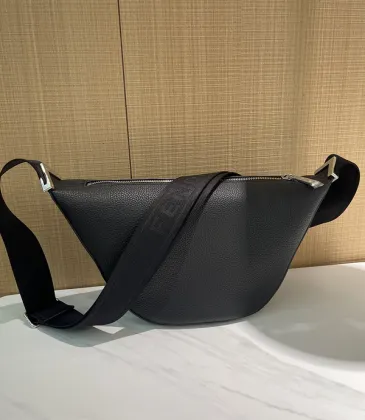 Stylish Black Fendi Sling Bag With Signature Strap And Luxe Design For Fashion Lovers size:33×18×10 #A54308 Stylish Black Fendi Sling Bag With Signature Strap And Luxe Design For Fashion Lovers size:33×18×10 #A54308