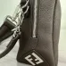 Fendi Brown/Black Grained Leather Hobo Bag with Adjustable Strap - Luxurious Women's Crossbody Shoulder Bag for Timeless Elegance #A58177