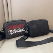 Fendi Messenger Bag Size:22×15×5cm #A48043 Fendi Messenger Bag Size:22×15×5cm #A48043