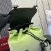 Gucci Chroma Gradient GG Supreme Canvas Backpack with Lime Green Flap and Silver-Tone Hardware 792080 #A58351