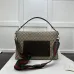Elegant Gucci Monogram Crossbody Bags In Beige And Black For Timeless Fashion Looks #A49791