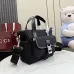 Gucci 854743 Medium Messenger Bag - Black Canvas &amp; Leather #A60913