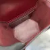 Gucci Bamboo Top Handle Bag 805832 Red 16x14x11.5cm #A62931