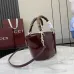 Gucci Bamboo Top Handle Bag 805832 Red 16x14x11.5cm #A62931
