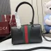 Gucci Web Stripe Horsebit Handbag 866732 Black 28x15x10cm #A62942