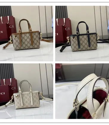Gucci-Inspired Mini Top Handle Bag - Beige &amp; Ebony Canvas Crossbody Bag #A60244