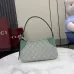 GG Emblem small shoulder bag in coated fabric #A49686
