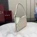 GG Emblem small shoulder bag in coated fabric #A49686