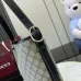 Gucci Beige/Ebony GG Supreme Canvas Bucket Bag with Brown Leather Trim and Adjustable Strap 847452 #A58345