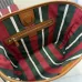 Gucci Beige/Ebony GG Supreme Canvas Bucket Bag with Brown Leather Trim and Adjustable Strap 848881 #A58344
